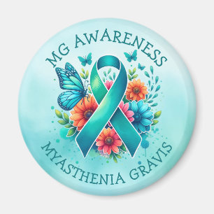 MG Awareness Myasthenia Gravis Ribbon Magnet