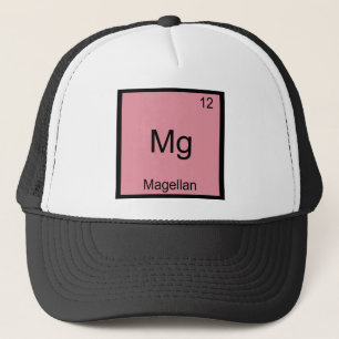 Mg - Magellan Funny Chemistry Element Symbol Tee Trucker Hat