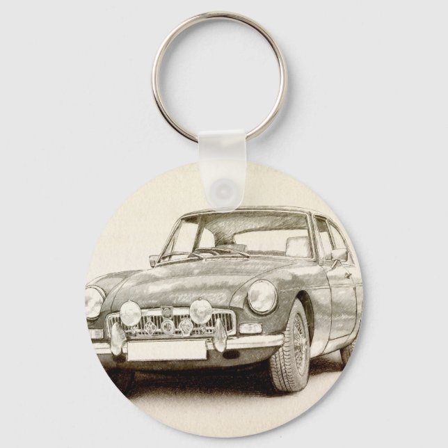 MG MGB MkII Keychain (Front)