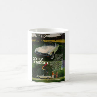 MG Midget Go Fly a Midget Kite British Leyland Coffee Mug