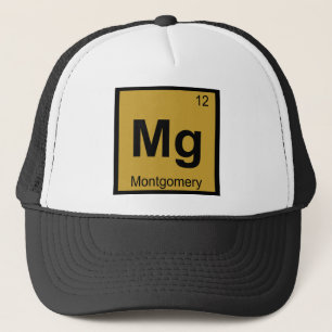 Mg - Montgomery City Chemistry Periodic Table Trucker Hat