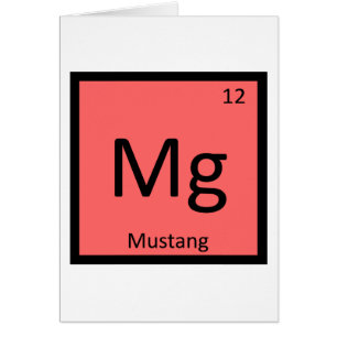 Mg - Mustang Horse Chemistry Periodic Table