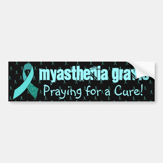MG Praying for a Cure  Bumper Sticker (Front)