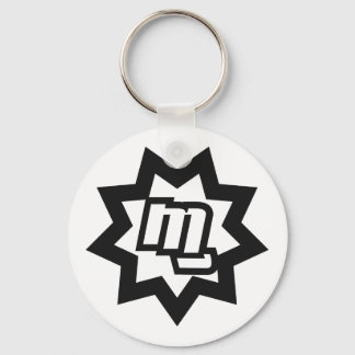 MG Symbol Keychain (B/W)