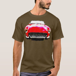 MGB 1970s classic high contrast red T-Shirt