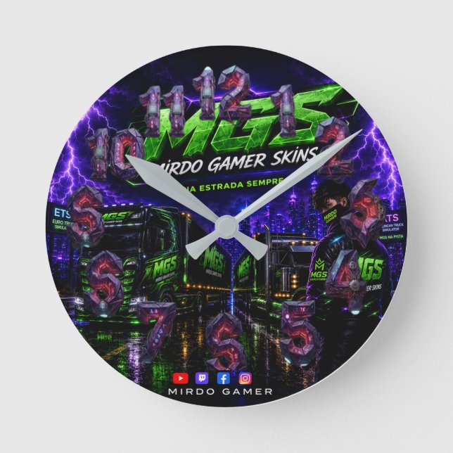 MGS watch Round Clock (Front)
