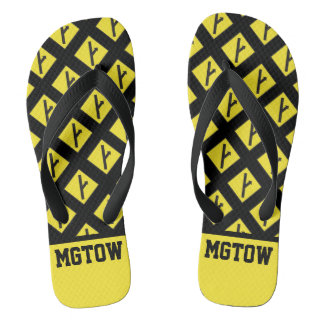 MGTOW - Men Going Their Own Way Flip Flops