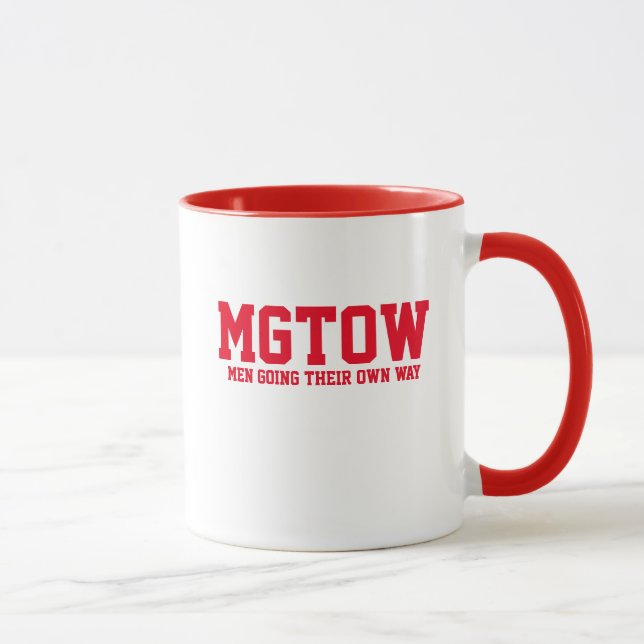 MGTOW - Men Going Their Own Way Mug (Right)