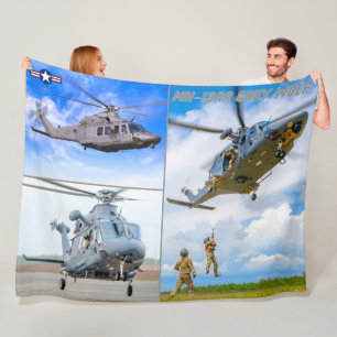 MH-139A GREY WOLF FLEECE BLANKET