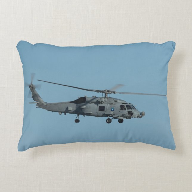 MH-60R Seahawk Accent Pillow (Front)