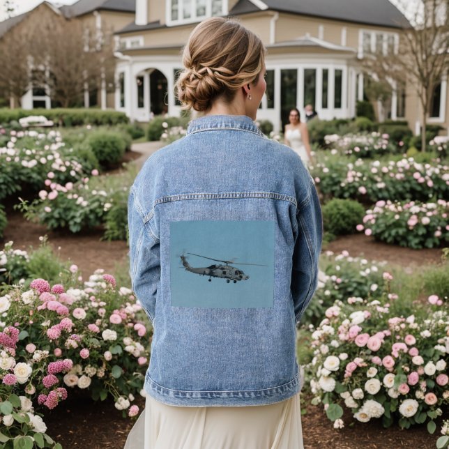 MH-60R Seahawk Denim Jacket (Wedding Back)