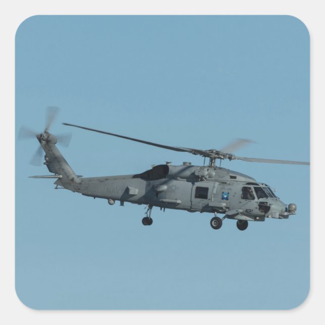 MH-60R Seahawk Square Sticker (Front)