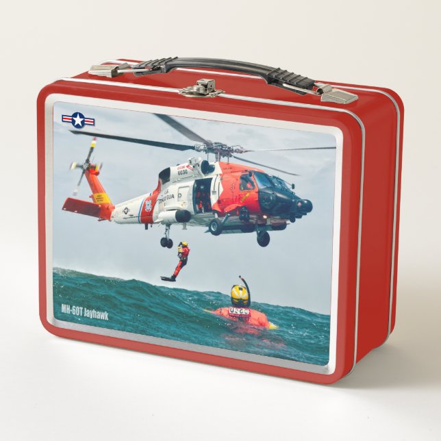 MH-60T JAYHAWK METAL LUNCH BOX (Front)