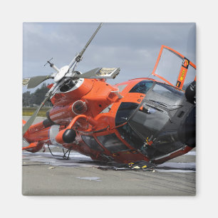 MH-65 Dolphin helicopter crashed at Arcata Airp Magnet