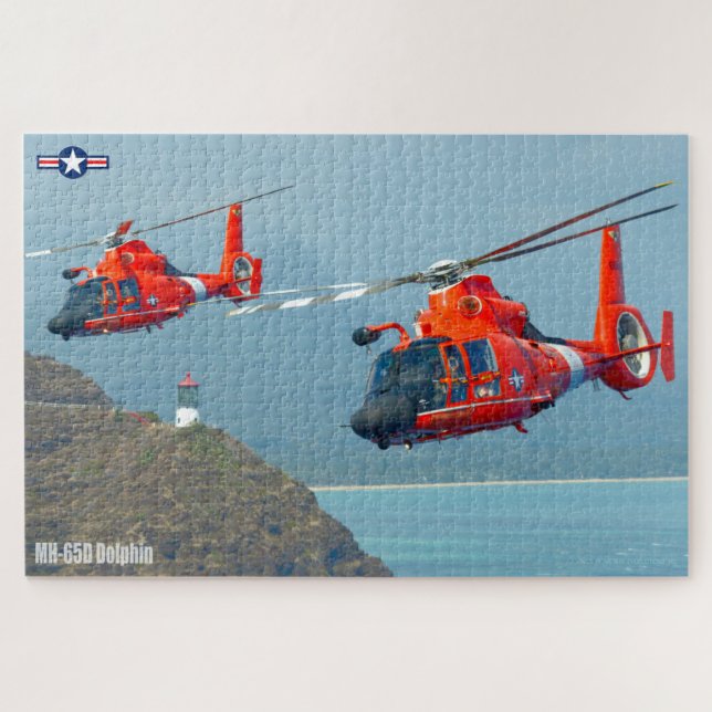 MH-65D DOLPHIN (20x30 INCH) Jigsaw Puzzle (Horizontal)