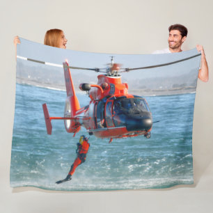MH-65D DOLPHIN FLEECE BLANKET
