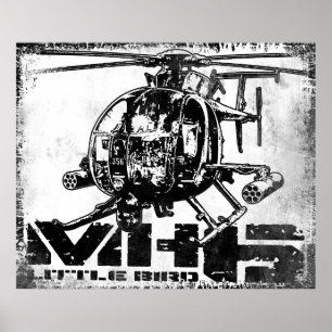 MH-6 Little Bird Poster