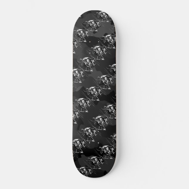 MH-6 Little Bird Skate Board Deck (Front)