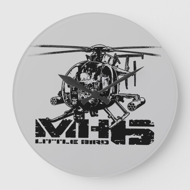 MH-6 Little Bird Wall Clock (Front)