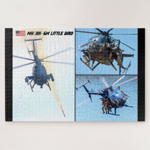 MH/AH-6M LITTLE BIRD (20x30 INCH) Jigsaw Puzzle