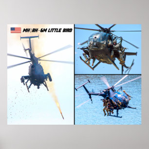 MH/AH-6M LITTLE BIRD POSTER