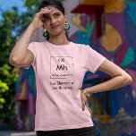 Mh The Element of Indifference Shirt<br><div class="desc">So many elements in the periodic table, but whatever... I do not care with the Element of Indifference!</div>