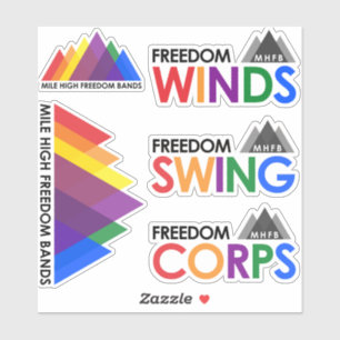 MHFB Ensemble Logos 5-Sticker Set