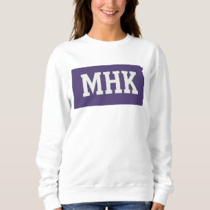 MHK Kansas   Manhattan KS State Abbreviation Sweatshirt