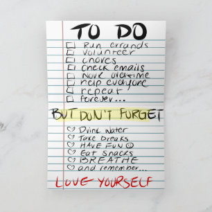 MHM - Self Love Card