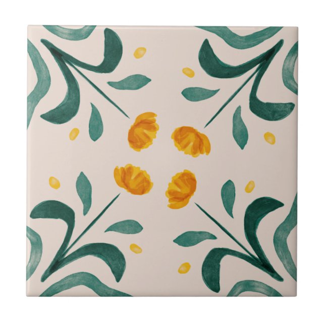MHN Green and Yellow Tile Collection (Front)