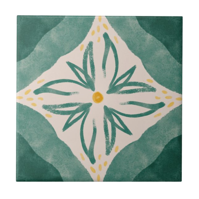 MHN Green and Yellow Tile Collection (Front)