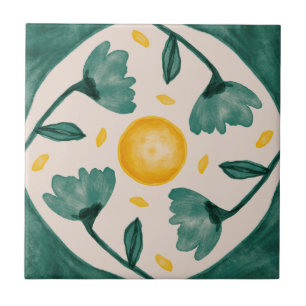 MHN Green and Yellow Tile Collection
