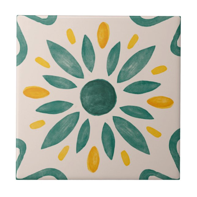 MHN Green and Yellow Tile Collection (Front)