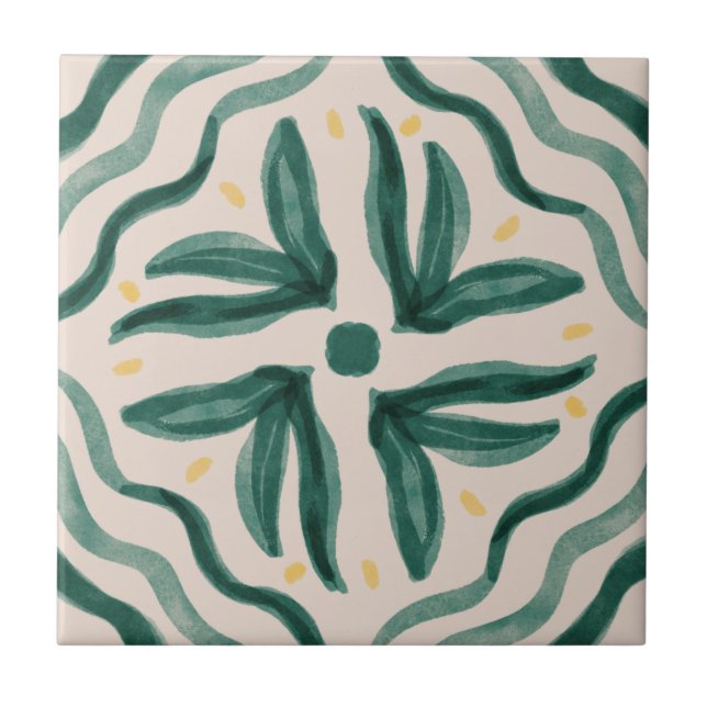 MHN Green and Yellow Tile Collection (Front)