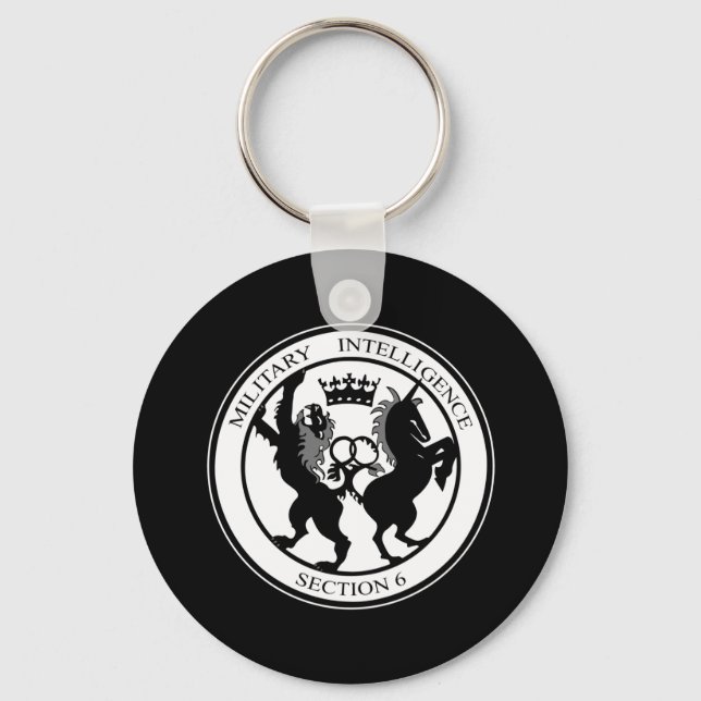 MI6 Logo Keychain (Front)