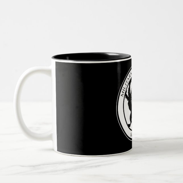 MI6 Logo Two-Tone Coffee Mug (Left)
