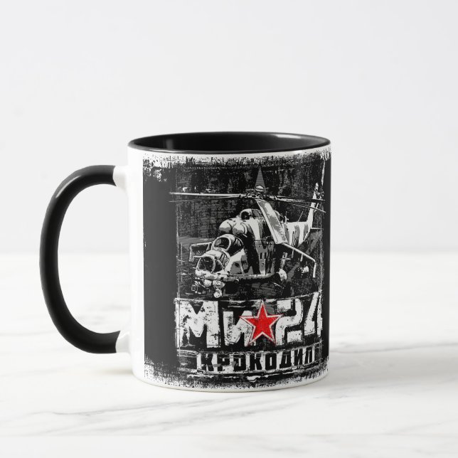 Mi-24 Soviet large helicopter Mug (Left)