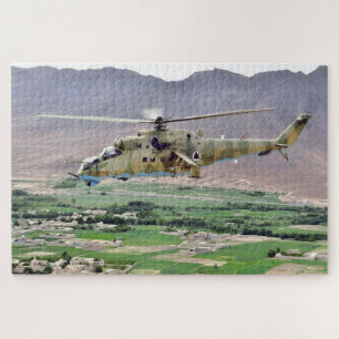 Mi-35 Afghanistan Air Force Jigsaw Puzzle