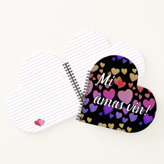Mi amas vin! (Customizable) Notebook