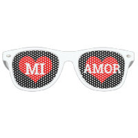 MI AMOR retro Shades / Fun Party Lunettes de solei