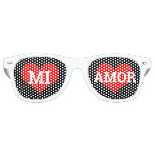 MI AMOR retro Shades / Fun Party Sunglasses