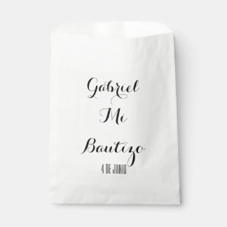 Mi Bautizo favour bags - Customize
