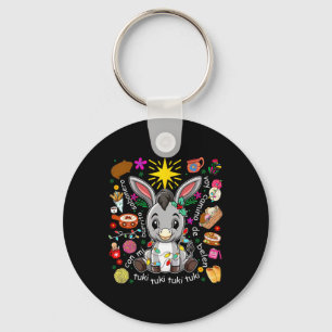 Mi Burrito Sabanero Mexican Tuki Tuki Donkey Latin Keychain