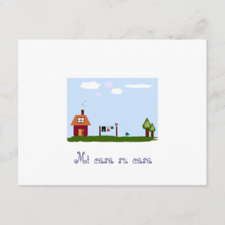 Mi casa su casa house warming invitation