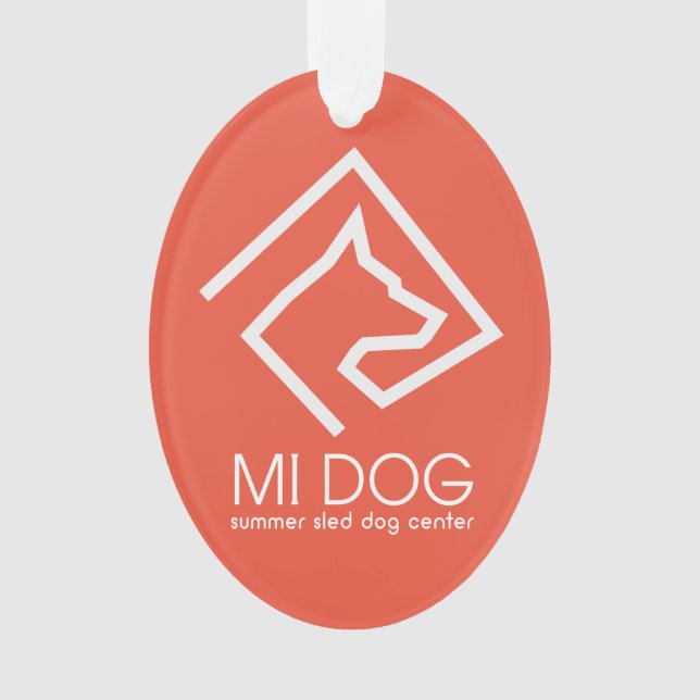 MI DOG - Ornement de Noël (devant)