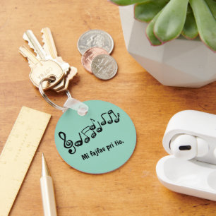 Mi fajfas pri tio. keychain