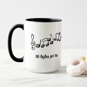 Mi fajfas pri tio. mug