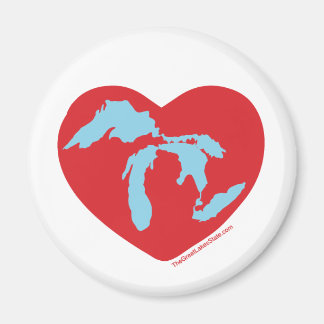 MI Heart Magnet