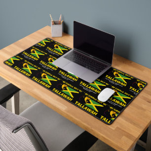 MI LIKKLE BUT MI TALLAWAH Christian Jamaica Desk Mat