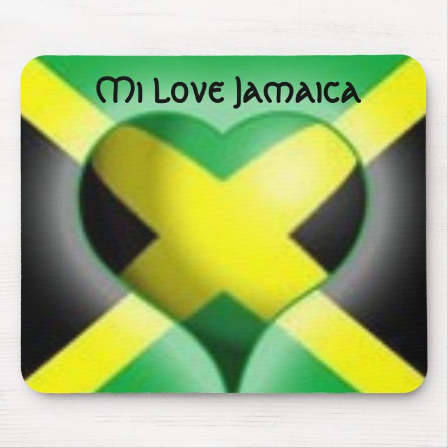 Mi Love Jamaica Mousepad (Front)